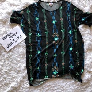 Aztec/tribal high/low tunic